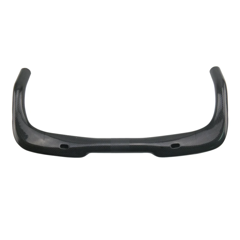 No Logo Bicycle Handlebars 31.8mm Bike Bullhorn 380400420440460mm riathlon Handlebar Black RestTT Handlebars (8)