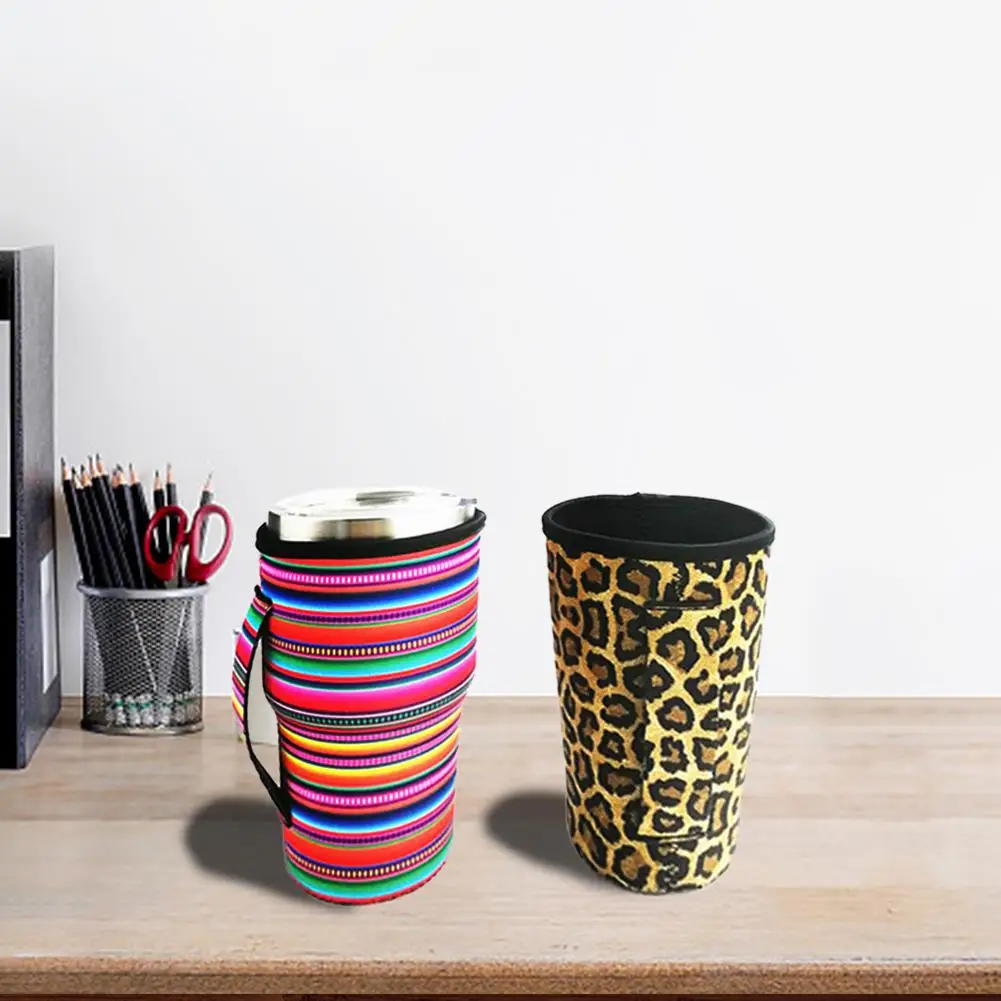 Нержавеющая сталь путешествия изоляции кофе чашки рукав мешок льда тиран Кубок протектор чашки аксессуары толстые высокое качество портативный