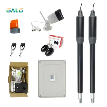 

AC110V AC220V Heavy Duty Worm Gear Automatic Swing Gate Opener 300KG per leaf with smart wifi doorbell phone APP control