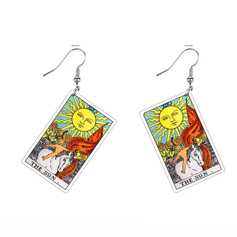 Jewelry Exaggerate Accessories Tarot Jewelry Earrings Drop
