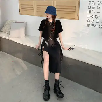 

Designer_Skirt_Women_Streetwear_Retro_Split_Skirt_Fashion_Slim_Casual_Korean_Style_Y2k_Open_Fork_Ban