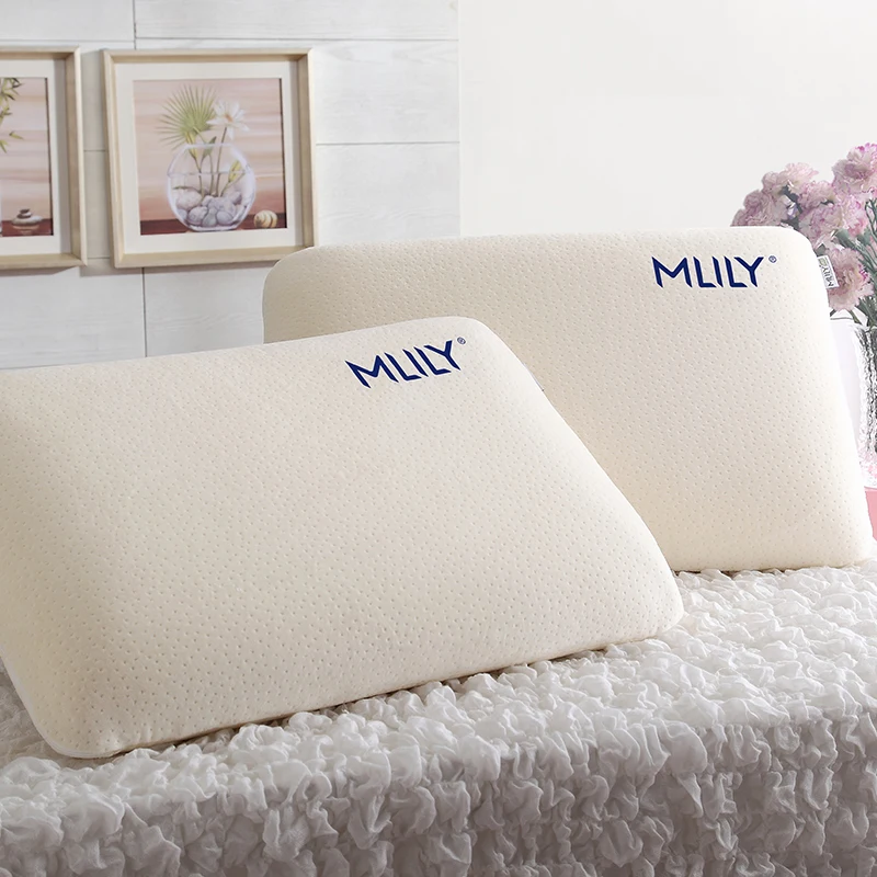 Mlily Memory Foam Pillow Hypoallergenic Ergonomic Certipur Contour Pillow Manchester United AirCell Technology Pillow