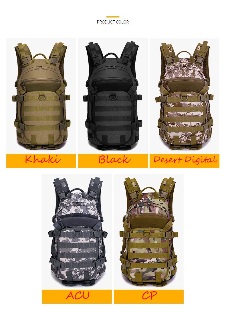 Открытый спортивный походный Кемпинг тактический рюкзак военный MOLLE камуфляж дорожные сумки альпинистская сумка водонепроницаемый рюкзак