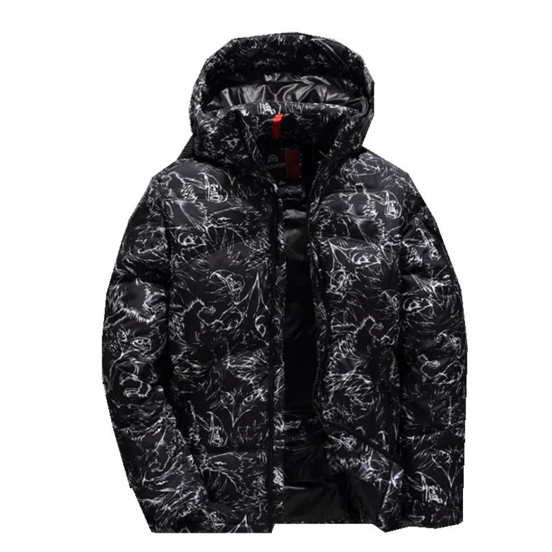 Мужской пуховик с капюшоном размеры L XL XXL XXXL|Пуховики| |