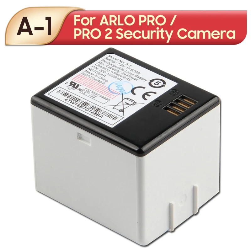 Original Replacement Battery A1 For Arlo Pro /pro 2 Security Camera