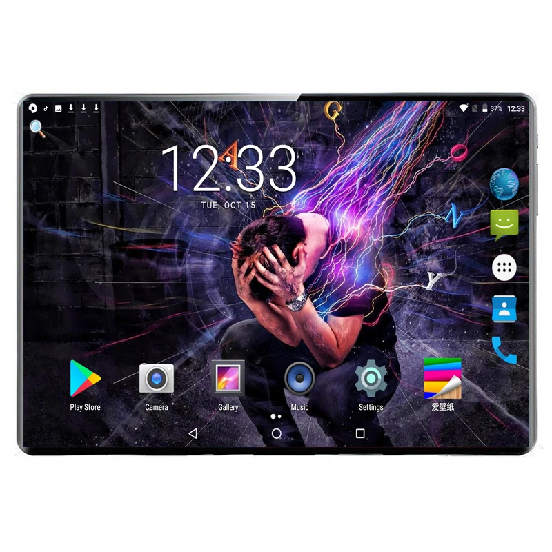 New Deca Core 10 inch Tablet PC 4G LTE FDD 8GB RAM 128GB ROM Android 9.0 Tablet 1920*1200 IPS 2.5D Glass Screen 10.1 inch