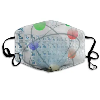 

Atomic Elements Periodic Table Atoms Marvellous Dust Mouth Mask Reusable Anti-Dust Face Mask Adjustable Earloop Skin Protection