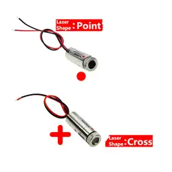 650nm 5mw красная точка/крест Лазерная головка модуля стеклянная линза может фокусироваться на промышленной регулировке фокуса лазерная