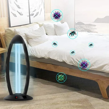 

38W UV Light Sanitizer with Remote Control UV Light Disinfection UV Germicidal Light Sterilizer for Car Bedroom Living Room