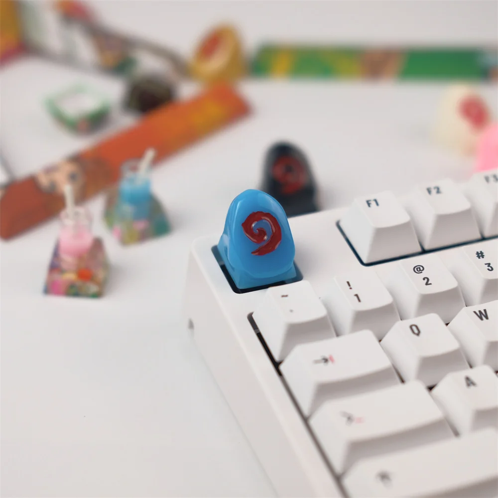 

Resin personality three-dimensional single-key mechanical keyboard Hearthstone legend keycap for TTC Kaihua ESC R4 keys