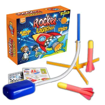 

Outdoor Air-pressed Stamp Rocket Launch Toy Game for Children Developmental Sport for Kids Interesting Toy Set for Boys