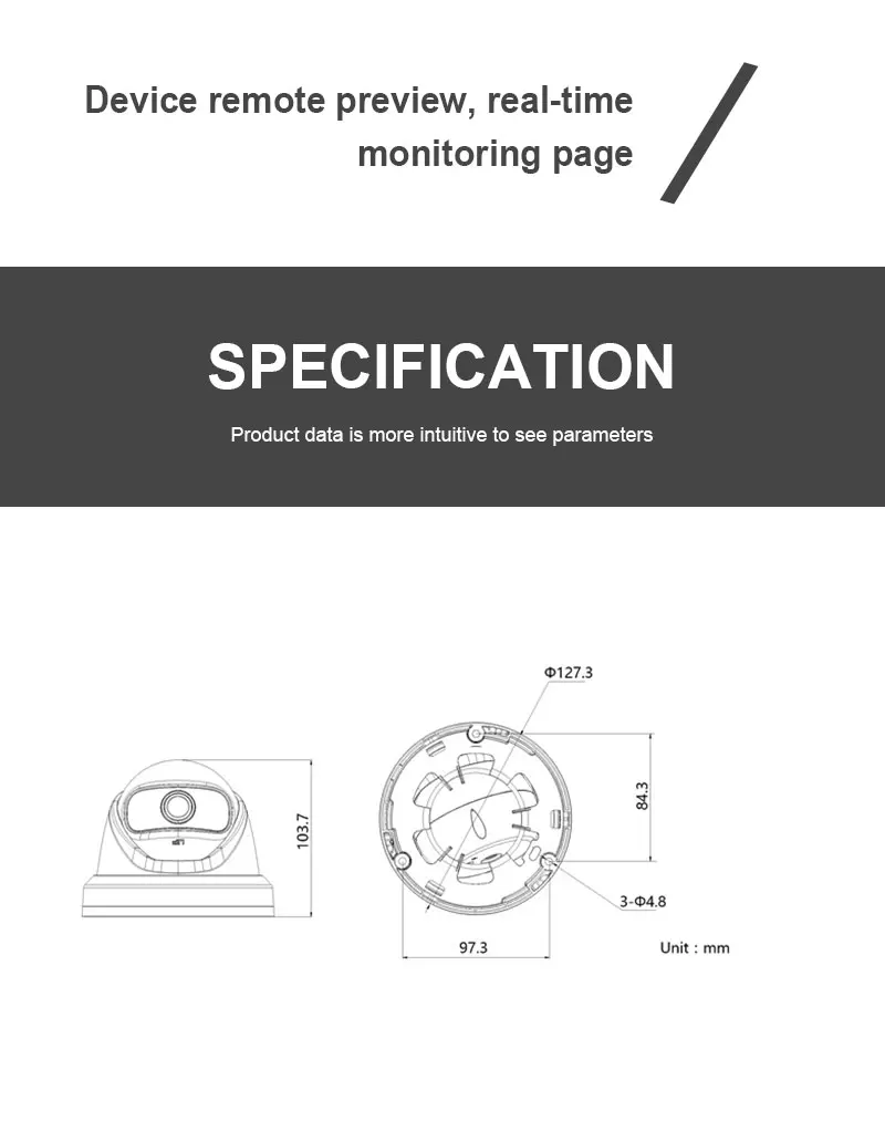 HIKVISION DS-2CD3345P1-I Chinese Version Wide-Angle 180 Degree 4MP H.265 IP Dome Camera IR Support Hik-Connect APP ONVIF PoE