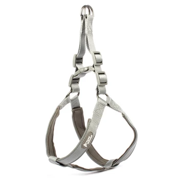 

TUFFHOUND Breakaway Dog Harness And Leash Set Nylon Quick Release Bulldog Collar Rope Pet Products Blue Gray Lead