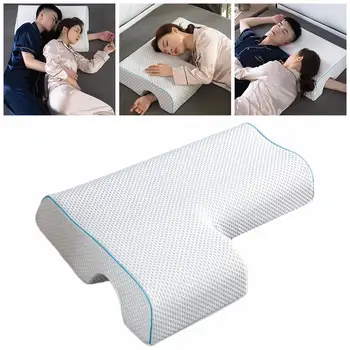 

Couple's Pillow Arched Breathable Skin-friendly Memory Foam Pillow Cervical Neck Support Cushion For Pain Relief