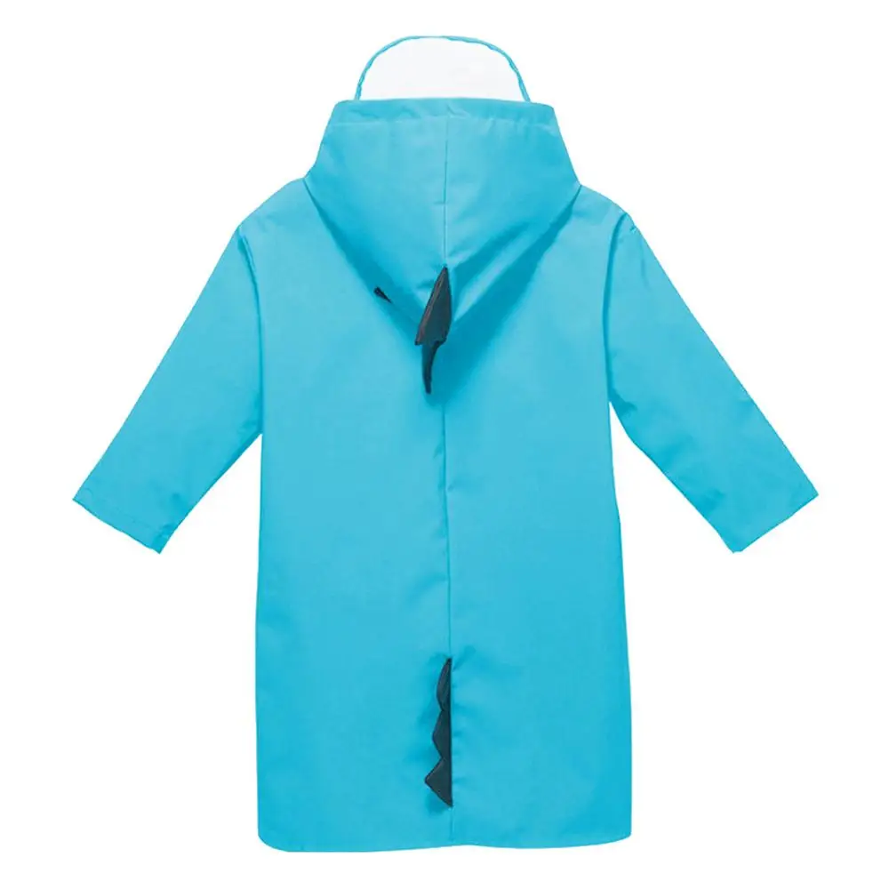 raincoat Синий детский креативный плащ-дождевик с динозавром из мультфильма, детский дождевик, дождевик для детского сада и студента, плащ-дождевик capa de chuva@ 30 - Цвет: raincoat