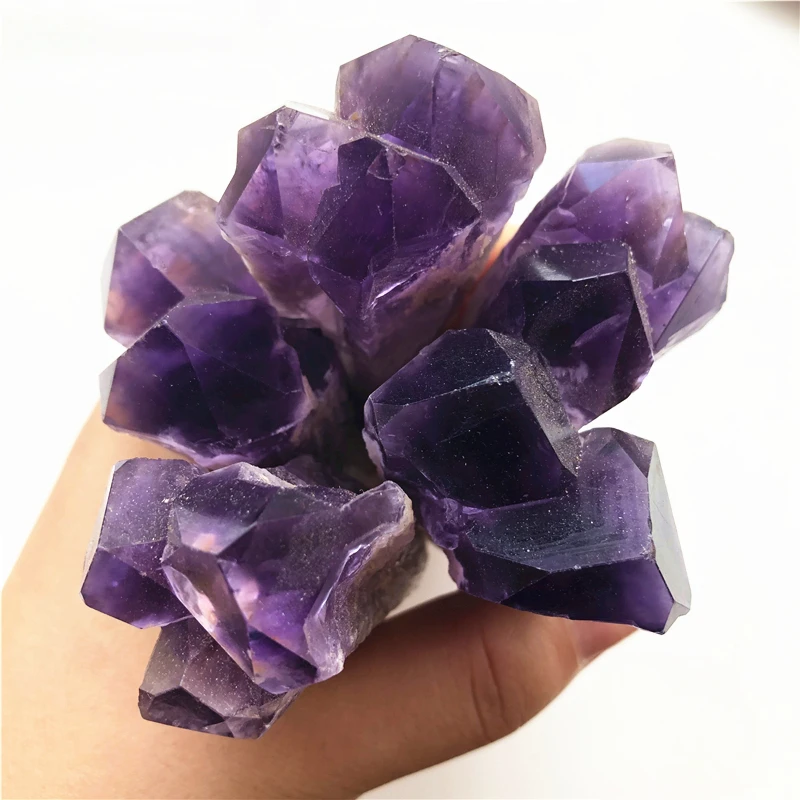 

30-130 grams Rare Natural Amethyst Cluster Crystal Energy Lots Points Meditation Wands Specimen Natural Quartz Crystals