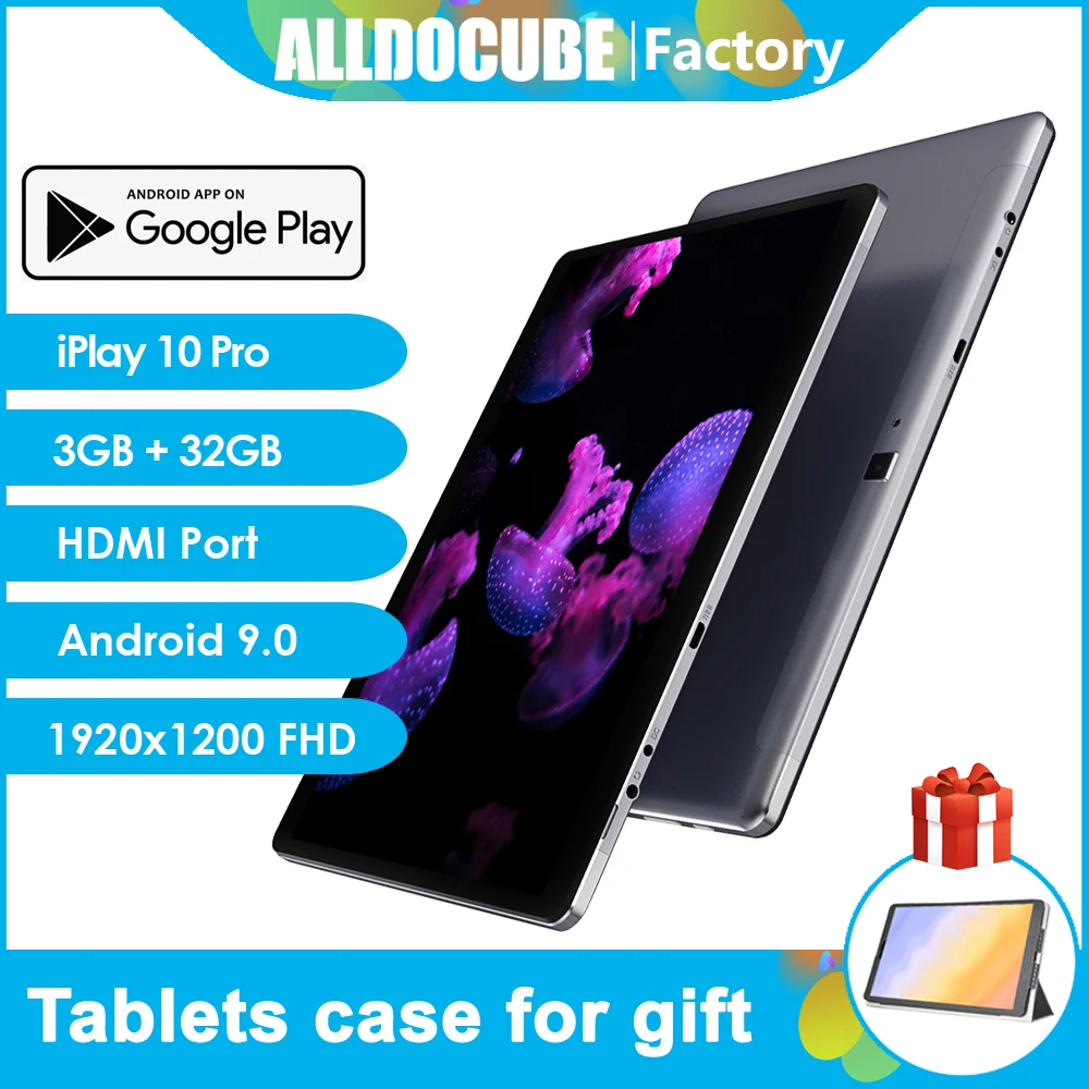 Alldocube iPlay10 Pro Tablets 10.1 inch Tablet Andorid 9.0 RAM 3GB ROM