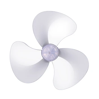 

16inch 400mm 3 Leaves Universal Stand Table Fanner Plastic Fan Blade With Nut Easy Install Big Wind Replacement Parts For Midea