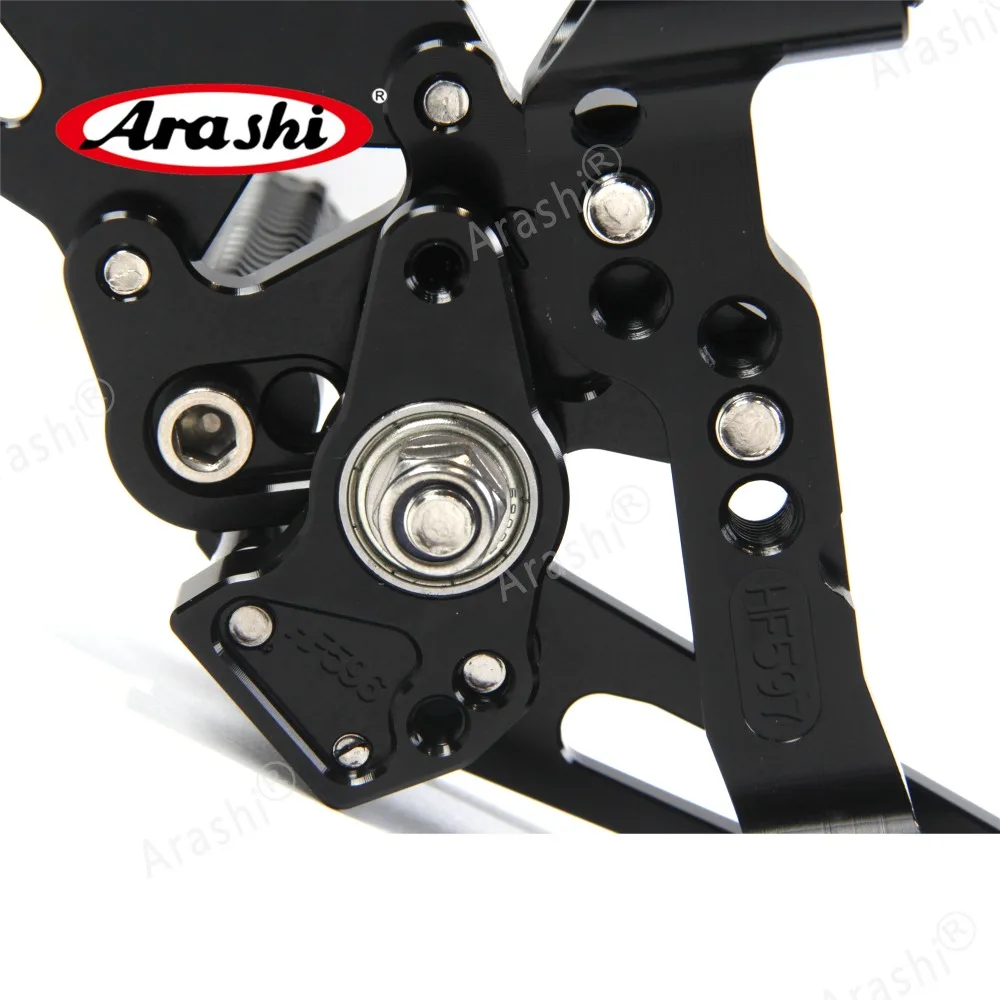 Arashi для DUCATI Panigale 1199 2012- 1 комплект CNC Rider Rearset регулируемые Подножки 1199S 1199R 12 13 14 15 16 17