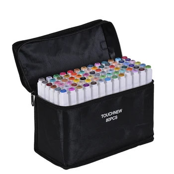 

TOUCHFIVE Markers for Drawing 30/40/60/80/168 Colors Alcohol Based Art Marker Dual Tip Brush Pen Manga lettering Calligraphy Pen