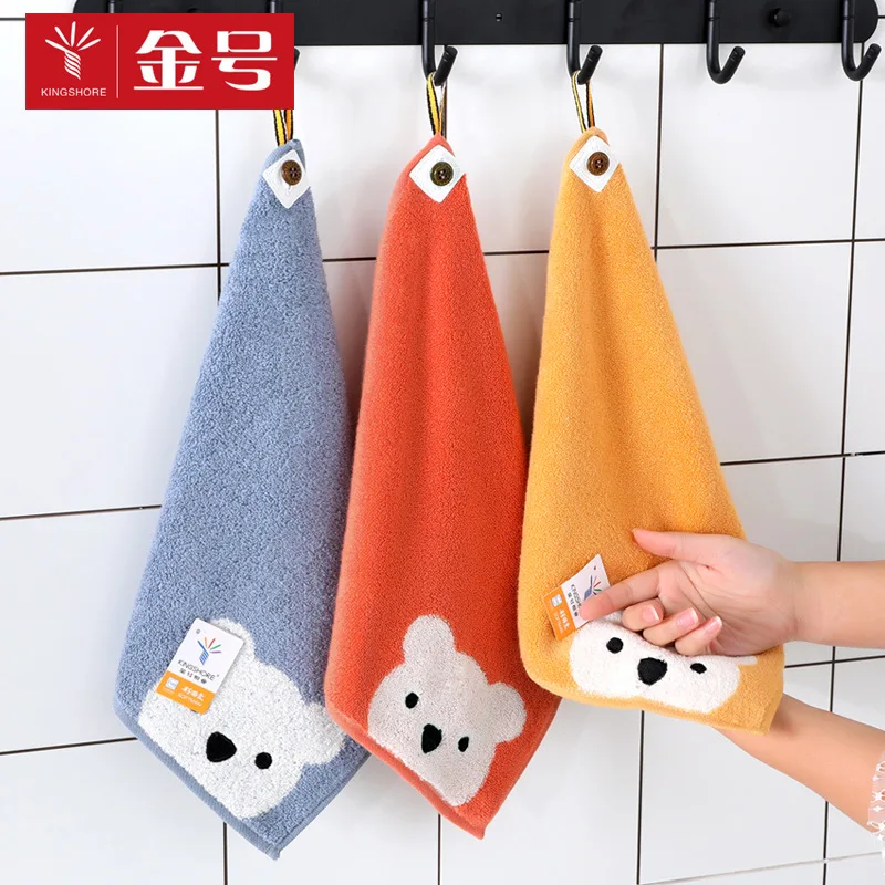 

King shore Kerchief Pure Cotton Infant Baby Small Tower Cartoon Multi-functional Water-Absorbing CHILDREN'S Small Kerchief Custo