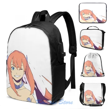 

Funny Graphic print Birdy The Mighty Decode Pop Art USB Charge Backpack men School bags Women bag Travel laptop bag