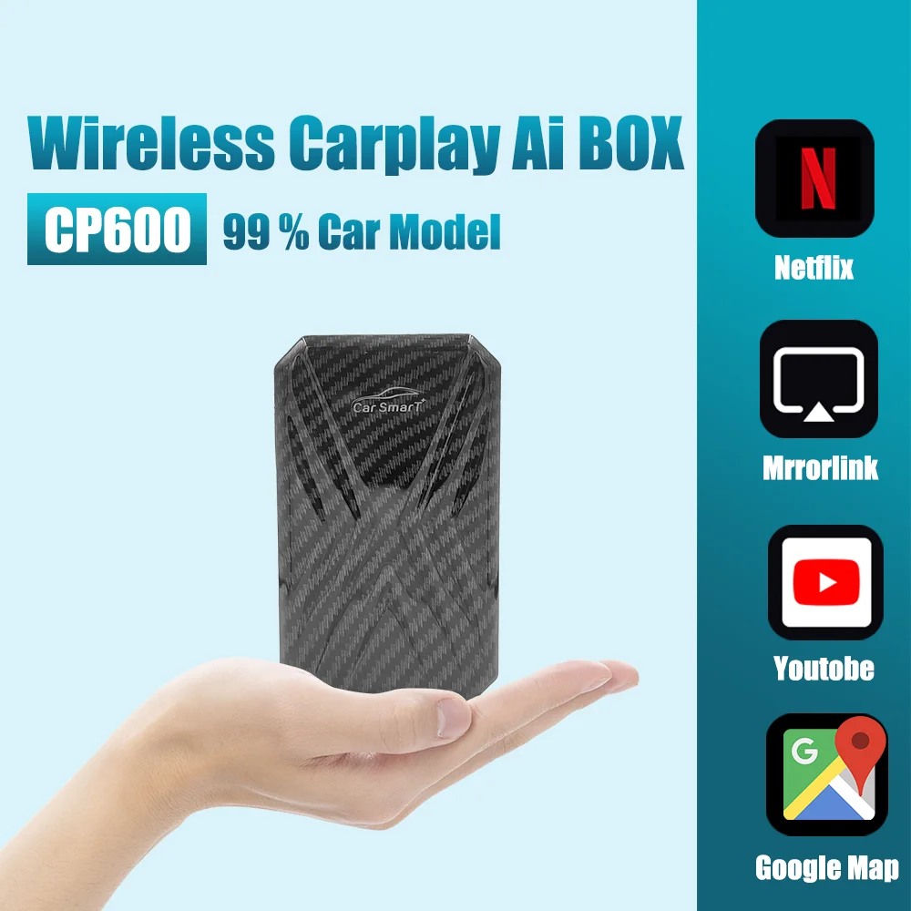 For Apple Carplay Ai Box Car Multimedia Player 4+32g Cp600 Mirror Link