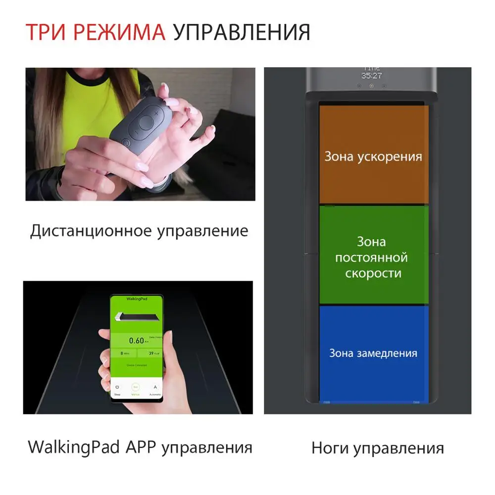  WalkingPad A1 Smart Electric Foldable Treadmill Jog Space Walk Machine Aerobic Sport Fitness Equipm