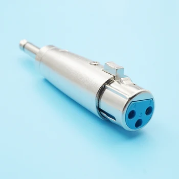 

20pcs 3 Pin Cannon Female Jack To 6.5mm Mono Male Plug Xlr Connector Audio Microphone Adapter 3 Pin Male To Female Jack Socket
