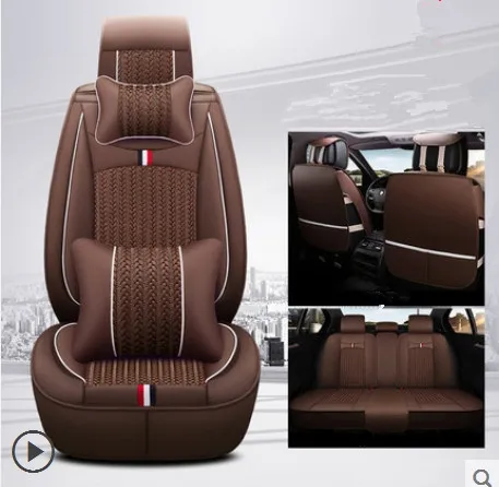 Высокое качество! Полный комплект чехлов на автомобильные сиденья для Toyota RAV4 2020