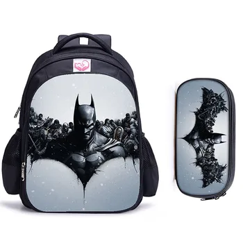 

16 Inch Superhero Batman Children School Bags Orthopedic Backpack Kids School Boys Girls Mochila Infantil Catoon Bags