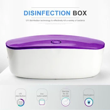 

Multipurpose Portable UV Disinfection Box UVC Band Ultraviolet Sterilizer Disinfection Case For Disposable Mask Manicure Tools