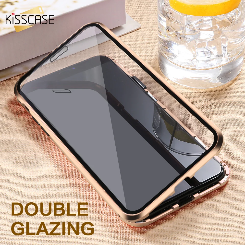 

KISSCASE Magnetic Glass Case For Samsung s9 Cover S8 Note9 Note8 Cases For Samsung S9 Note10 Note10 Plus S9 Plus s8 plus Fundas
