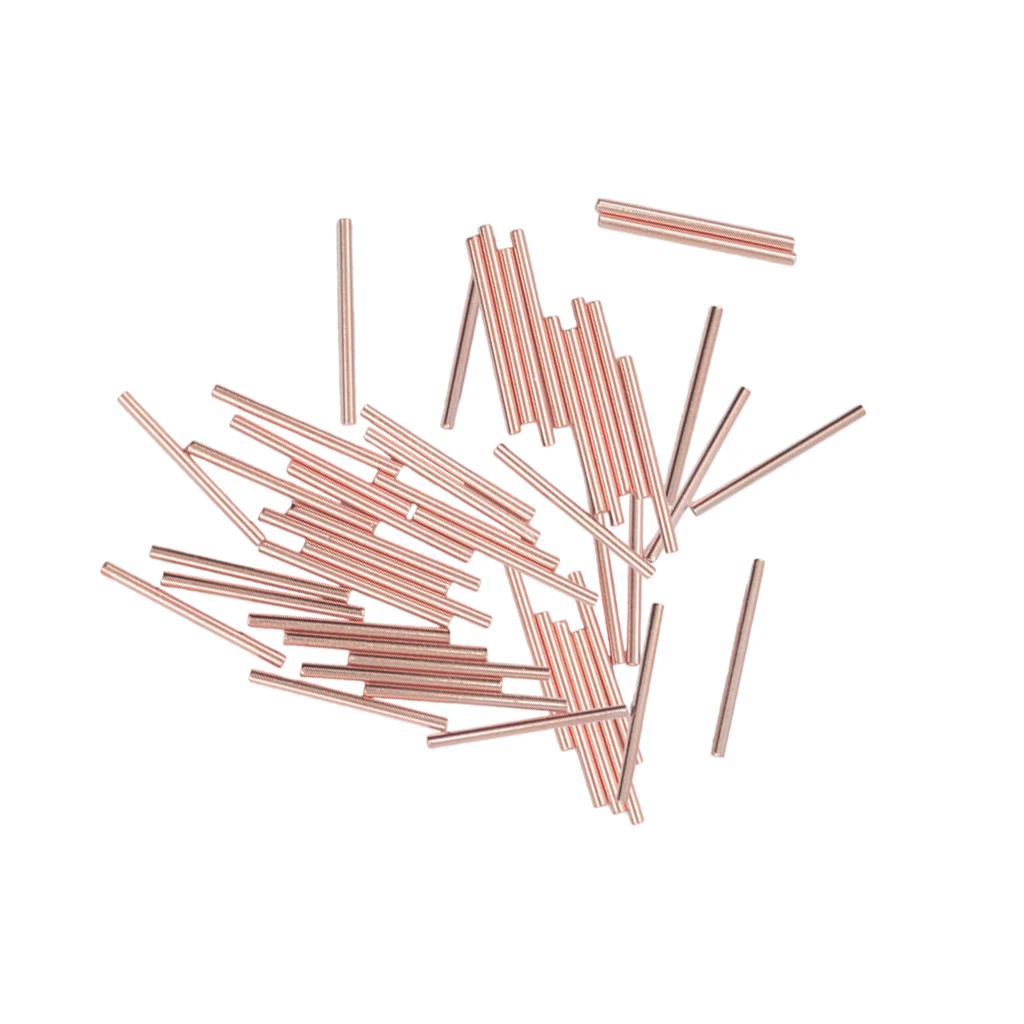 50pcs silver color/Rose Gold Tube Spacer Beads Tube Connector Jewelry Findings