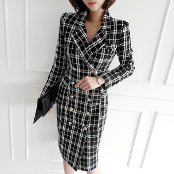 

Winter new han edition temperament double-breasted suit collar cultivate one's morality in the long woollen cloth coat