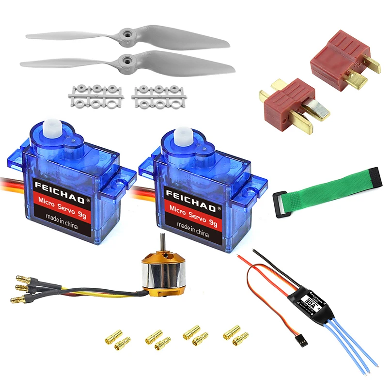 FEICHAO A2212 2200KV/1400KV/1000KV бесщеточный двигатель 30A / 40A ESC SG90 9G Micro Servo с т/XT60 вилкой для RC