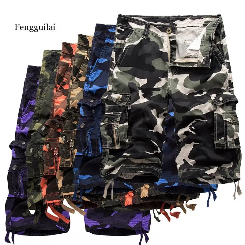 6 Colors 2020 Summer New Mens Casual Shorts Camouflage Cargo Male Loose Work Man Military Short Pants Plus Size 29-40 6 Colors 2020 Summer New Mens Casual Shorts Camouflage Cargo Male Loose Work Man Military Short Pants Plus Size 29-40