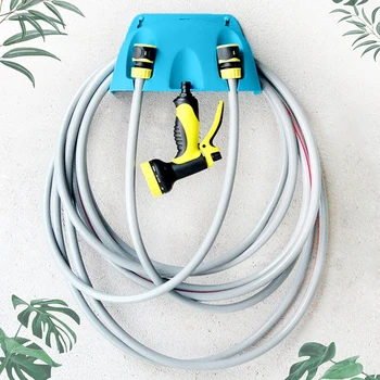 

Wall Mount Garden Pipe Hose Storage Holder Dispenser Rack Cable Organizer Tool water sprayer hose connector storage rack garden