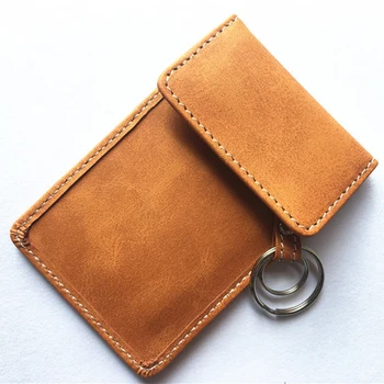 

12.5*8cm Protector Genuine Leather Key Bag RFID Signal Blocking Cover Pouch Case Card Slot Practical High Quality
