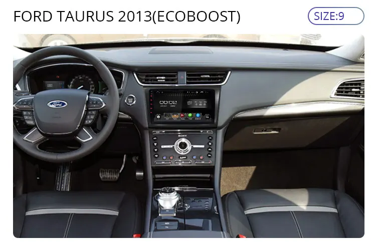 Besina Android 9,0 Автомобильный мультимедийный плеер для Ford aurus wifi gps навигация 1 Din автомагнитола стерео 2G+ 32G аудио