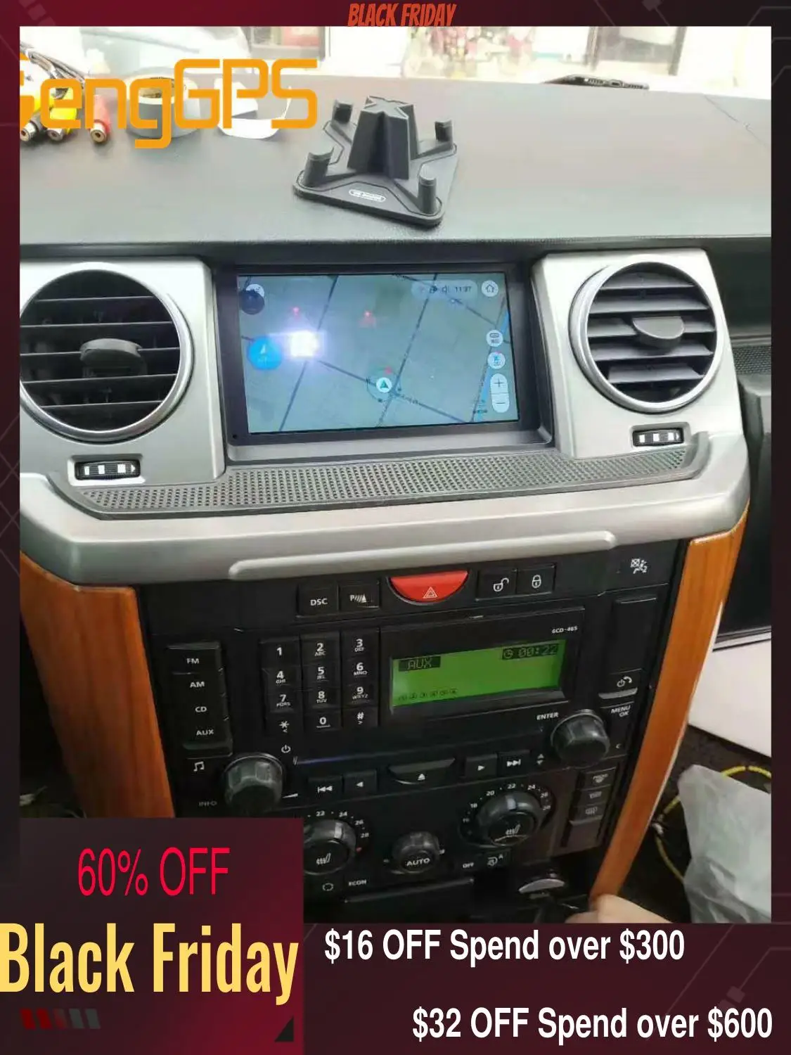 Автомобильный dvd плеер 2 din 8 дюймов Android GPS навигация для Land Rover Discovery 3 2005