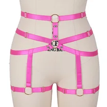 Пояс с подвязками, пояс, пояс, красная роза, чулок, чулки, для ночных клубов, танцев, панк-рок, сексуальное нижнее белье для тела, эластичное, размера плюс