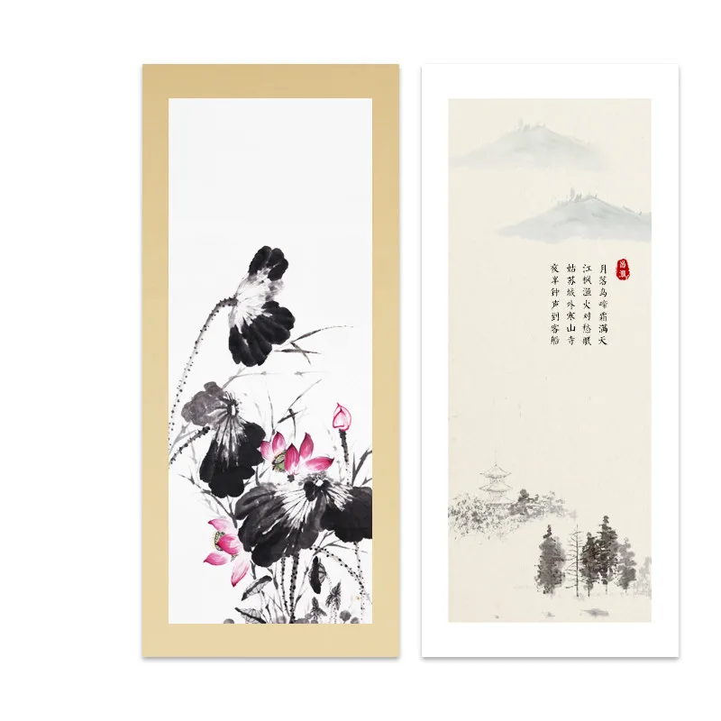 Large Chinese Rice Paper Card Half-Ripe Xuan Paper Thicken Calligraphy Painting Mounting Paper Cards Lens Paper Carta Di Riso