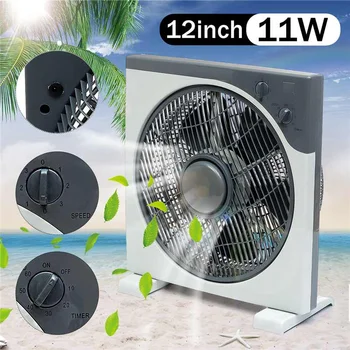 

DC12V 11W 12inch Fan With DC-crocodile clip line Three-speed adjustment Silent Portable fan For Office Home outdoor activities