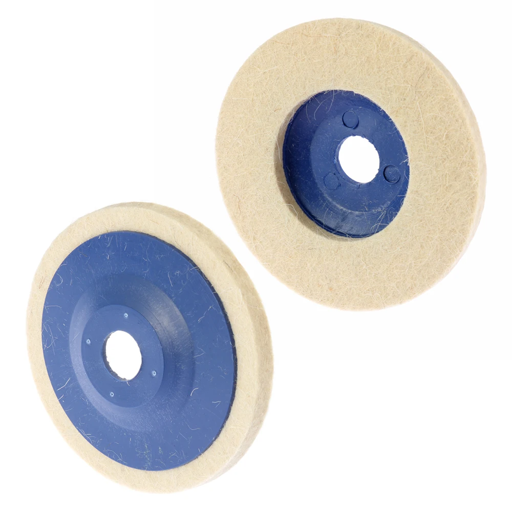 1PC 4 Inch 93mm Wool Polishing Wheel Buffing Pads Angle Grinder Wheel