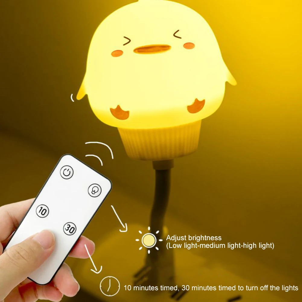 cat night light 2021 LED Chlidren USB Night Light Cute Cartoon Night Lamp Bear Remote Control for Baby Kid Bedroom Decor Bedside Lamp лампа член cat night light