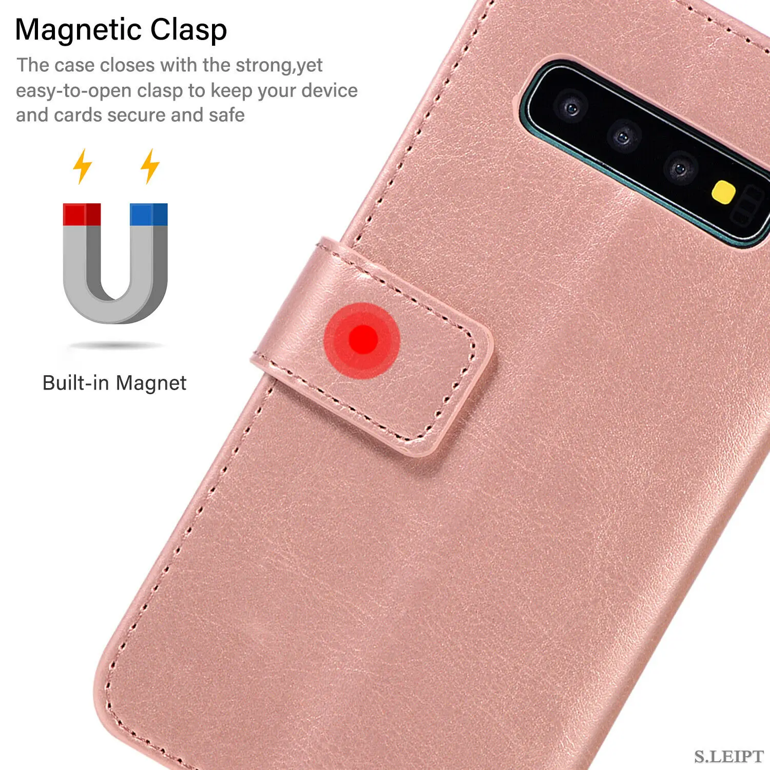 Чехол-кошелек для samsung Galaxy A70 A50 A40 A30 S10E S9 S8 Plus S7 Edge кожаный чехол на застежке-молнии для samsung Note 8 9