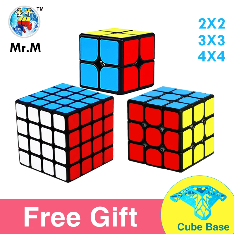 Sengso Shengshou Mr M 3x3 Магнитный 2x2x2 4x4x4 5x5x5 скоростной Профессиональный пазл игрушка для