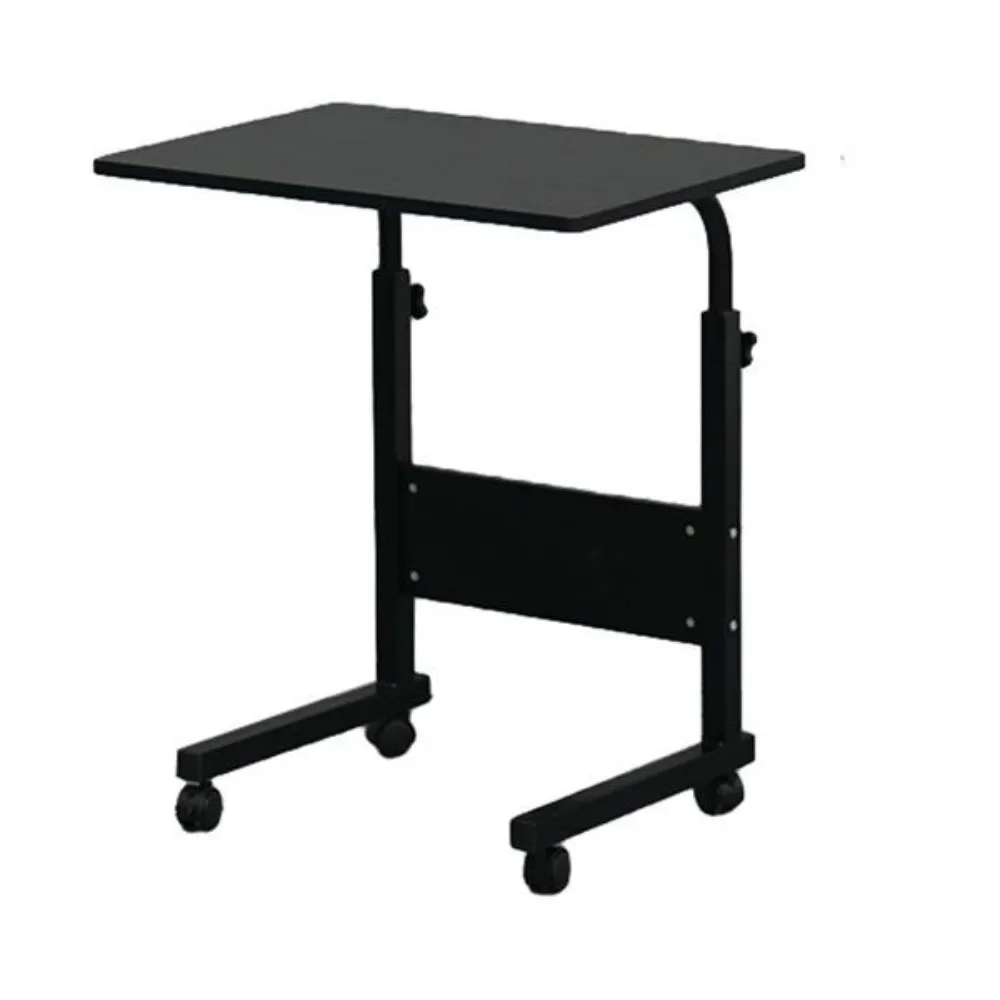 

[DC] Small Removable Office Compute Table Chipboard & Steel Multi Purpose Side Table With Baffle- Black