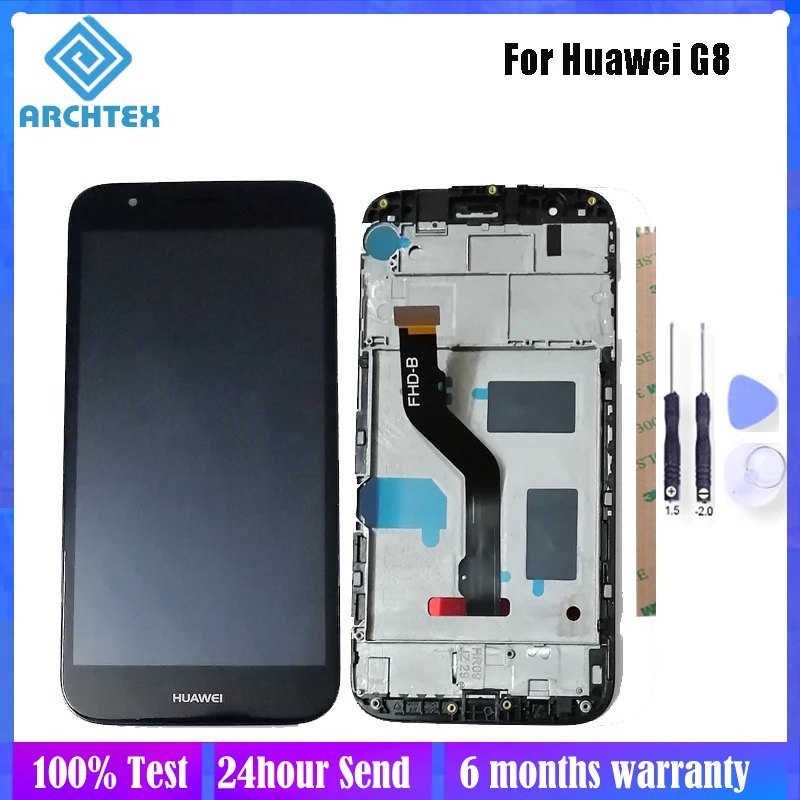 5 дюймов для Huawei GX8 G8 RIO-L01 L02 L03 ЖК-дисплей + сенсорный экран с рамкой дигитайзер